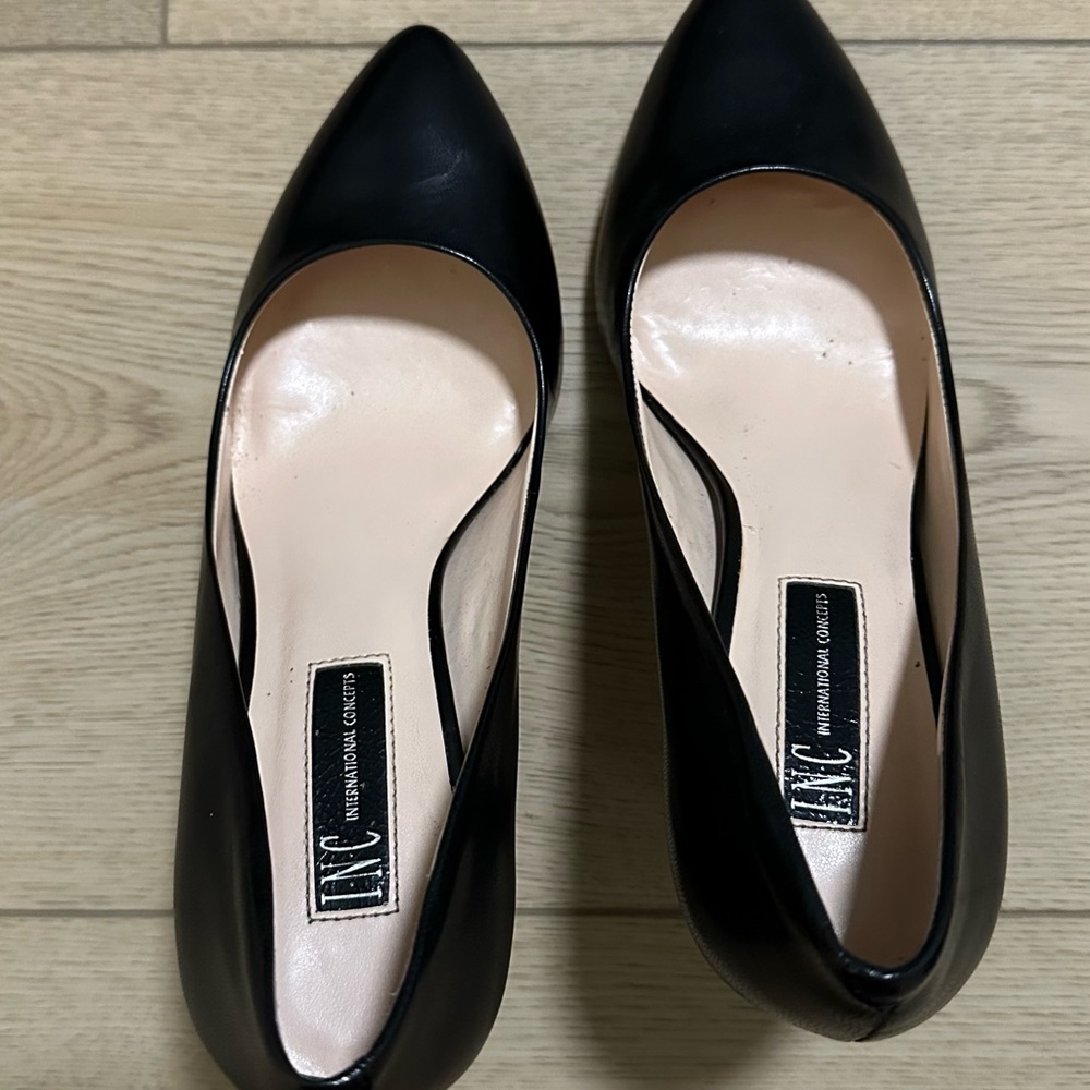 INC International Concepts Classic Black Heels